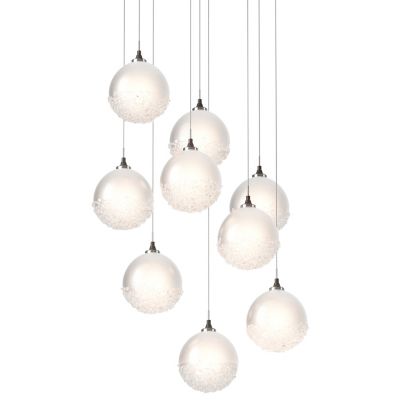 Hubbardton Forge Fritz Globe Multi-Light Pendant Light - Color: White - Siz