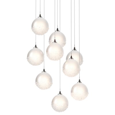 Hubbardton Forge Fritz Globe Multi-Light Pendant Light - Color: White - Siz