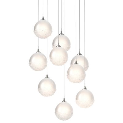 Hubbardton Forge Fritz Globe Multi-Light Pendant Light - Color: White - Siz