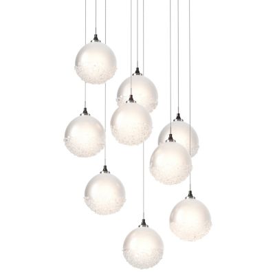 Hubbardton Forge Fritz Globe Multi-Light Pendant Light - Color: White - Siz