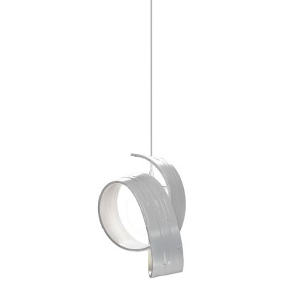 Hubbardton Forge Riza Low Voltage Pendant Light - Color: White - Size: 1 li