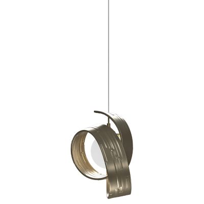 Hubbardton Forge Riza Low Voltage Pendant Light - Color: Gold - Size: 1 lig