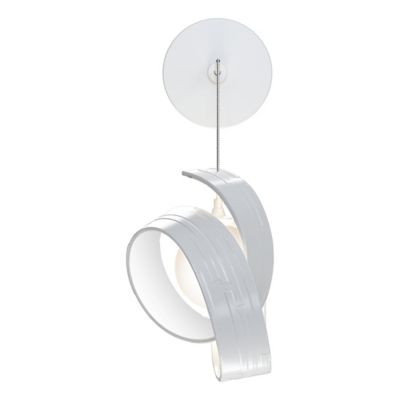 Hubbardton Forge Riza Low Voltage Wall Sconce - Color: White - Size: 1 ligh