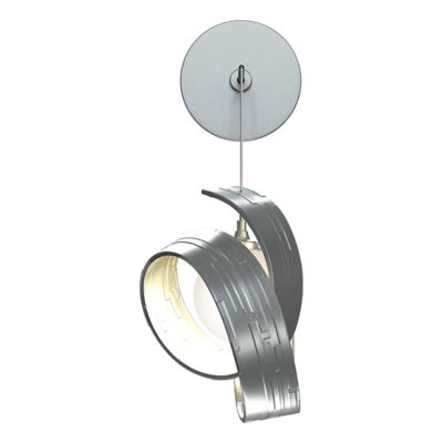 Hubbardton Forge Riza Low Voltage Wall Sconce - Color: Silver - Size: 1 lig