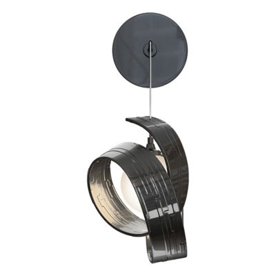 Hubbardton Forge Riza Low Voltage Wall Sconce - Color: Black - Size: 1 ligh