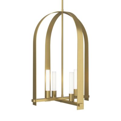 Hubbardton Forge Triomphe Pendant Light - Color: Brass - Size: 4 light - 13