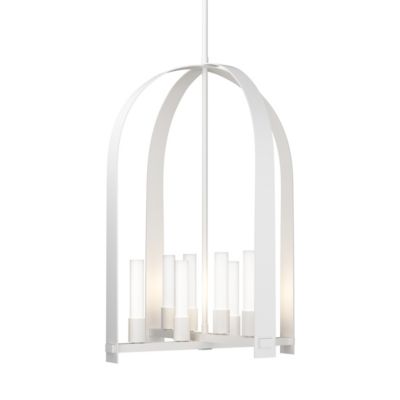 Hubbardton Forge Triomphe Pendant Light - Color: White - Size: 8 light - 13