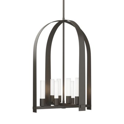 Hubbardton Forge Triomphe Pendant Light - Color: Grey - Size: 8 light - 131