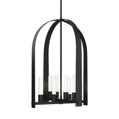 Hubbardton Forge Triomphe Pendant Light - Color: Black - Size: 8 light - 13