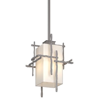 Hubbardton Forge Tura Outdoor Pendant Light - Color: White - Size: 1 light 