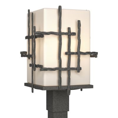 Hubbardton Forge Tura Outdoor Post Light - Color: Silver - Size: 1 light - 