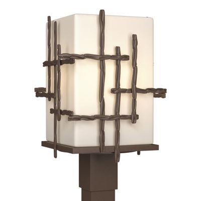 Hubbardton Forge Tura Outdoor Post Light - Color: Bronze - Size: 1 light - 