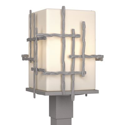 Hubbardton Forge Tura Outdoor Post Light - Color: Silver - Size: 1 light - 