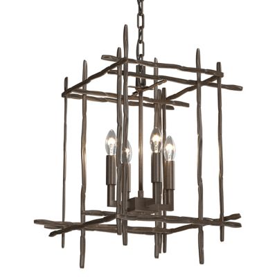 Hubbardton Forge Tura Chandelier - Color: Bronze - Size: Small - 101315-100