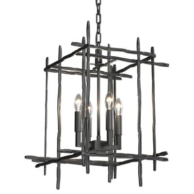 Hubbardton Forge Tura Chandelier - Color: Black - Size: Small - 101315-1003