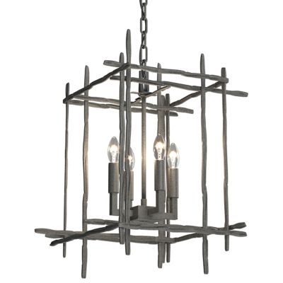 Hubbardton Forge Tura Chandelier - Color: Silver - Size: Small - 101315-100