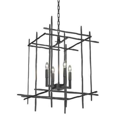 Hubbardton Forge Tura Chandelier - Color: Black - Size: Medium - 101316-100