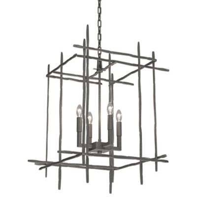 Hubbardton Forge Tura Chandelier - Color: Silver - Size: Medium - 101316-10