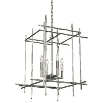 Hubbardton Forge Tura Chandelier - Color: Silver - Size: Medium - 101316-10