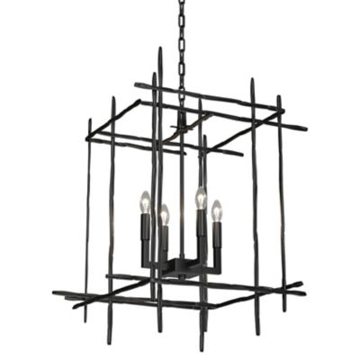 Hubbardton Forge Tura Chandelier - Color: Black - Size: Medium - 101316-101