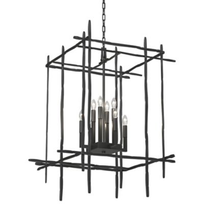 Hubbardton Forge Tura Chandelier - Color: Black - Size: Large - 101317-1003