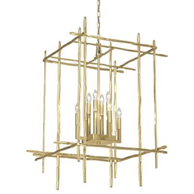 Hubbardton Forge Tura Chandelier - Color: Brass - Size: Large - 101317-1009