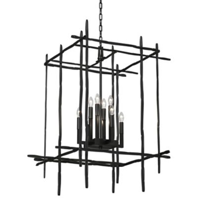 Hubbardton Forge Tura Chandelier - Color: Black - Size: Large - 101317-1010