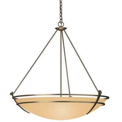 Hubbardton Forge Presidio Tryne Large Scale Pendant Light - Color: Beige - 