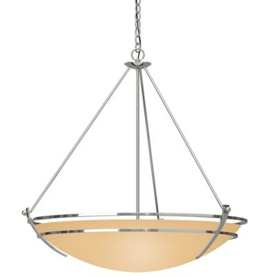 Hubbardton Forge Presidio Tryne Large Scale Pendant Light - Color: Beige - 