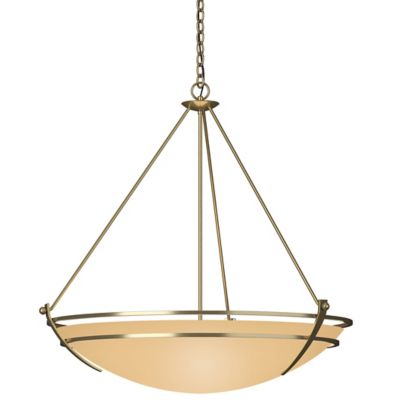 Hubbardton Forge Presidio Tryne Large Scale Pendant Light - Color: Beige - 