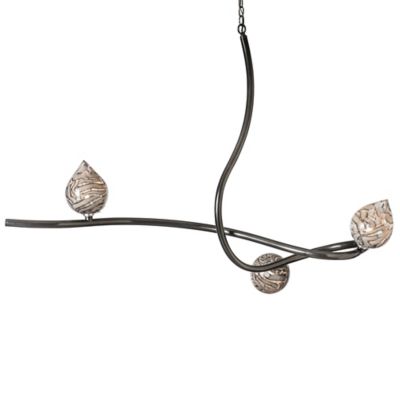 Hubbardton Forge Floret Pendant Light - Color: White - Size: 3 light - 1392