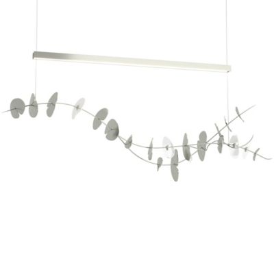 Hubbardton Forge Lily LED Linear Chandelier Light - Color: Silver - 139812-