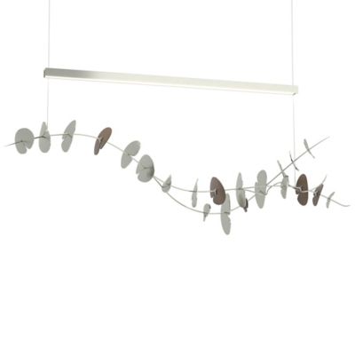 Hubbardton Forge Lily LED Linear Chandelier Light - Color: Silver - 139812-