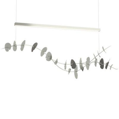 Hubbardton Forge Lily LED Linear Chandelier Light - Color: Silver - 139812-