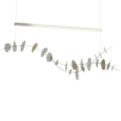 Hubbardton Forge Lily LED Linear Chandelier Light - Color: Silver - 139812-