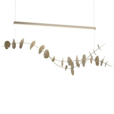 Hubbardton Forge Lily LED Linear Chandelier Light - Color: Brass - 139812-1