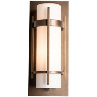 Hubbardton Forge Banded Coastal Outdoor Wall Sconce - Color: Grey - Size: E