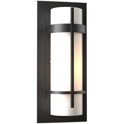 Hubbardton Forge Banded Coastal Outdoor Wall Sconce - Color: Bronze - Size: