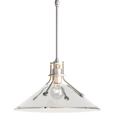 Hubbardton Forge Henry Outdoor Glass Pendant Light - Color: Clear - Size: 1