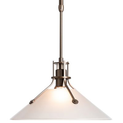 Hubbardton Forge Henry Outdoor Glass Pendant Light - Color: Clear - Size: 1