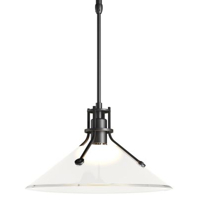 Hubbardton Forge Henry Outdoor Glass Pendant Light - Color: White - Size: 1