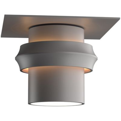 Hubbardton Forge Twilight Coastal Outdoor Semi-Flushmount Light - Color: Si