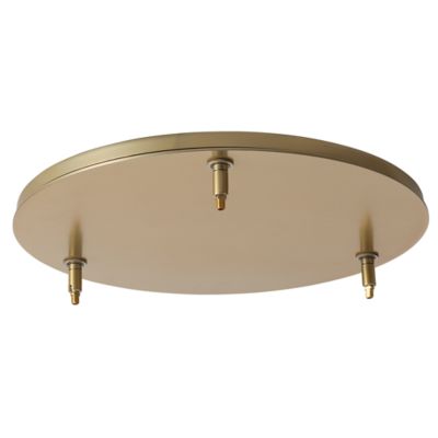Hubbardton Forge Round Canopy in Silver