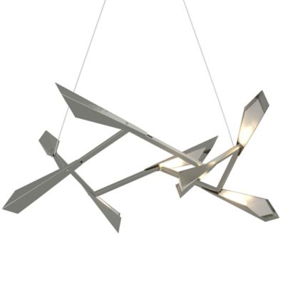 HBF2093499 Hubbardton Forge Quill LED Chandelier - Color: Sil sku HBF2093499