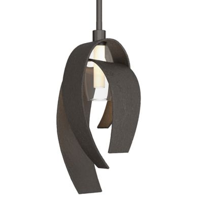 Hubbardton Forge Corona Mini Pendant Light - Color: Bronze - Size: Large - 