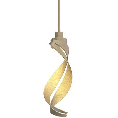 Hubbardton Forge Folio Mini Pendant Light - Color: Gold - Size: 1 light - 1