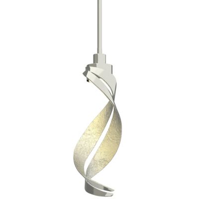 Hubbardton Forge Folio Mini Pendant Light - Color: Silver - Size: 1 light -