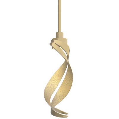 Hubbardton Forge Folio Mini Pendant Light - Color: Brass - Size: 1 light - 