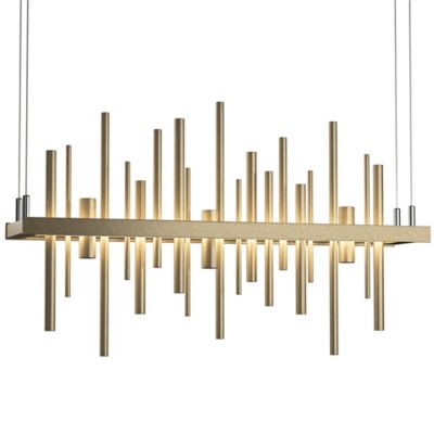 Hubbardton Forge Cityscape LED Linear Chandelier Light - Color: Antique - 1