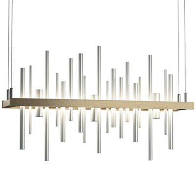 Hubbardton Forge Cityscape LED Linear Chandelier Light - Color: Polished - 